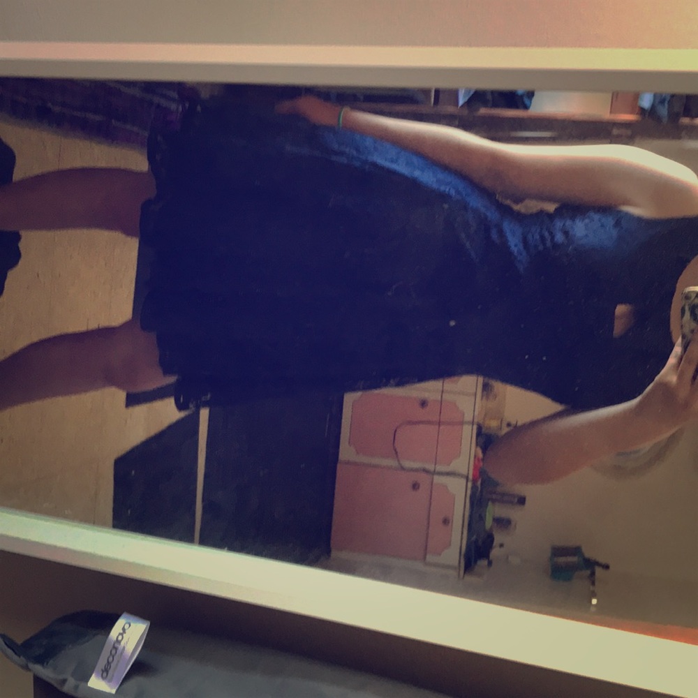 Blue dress